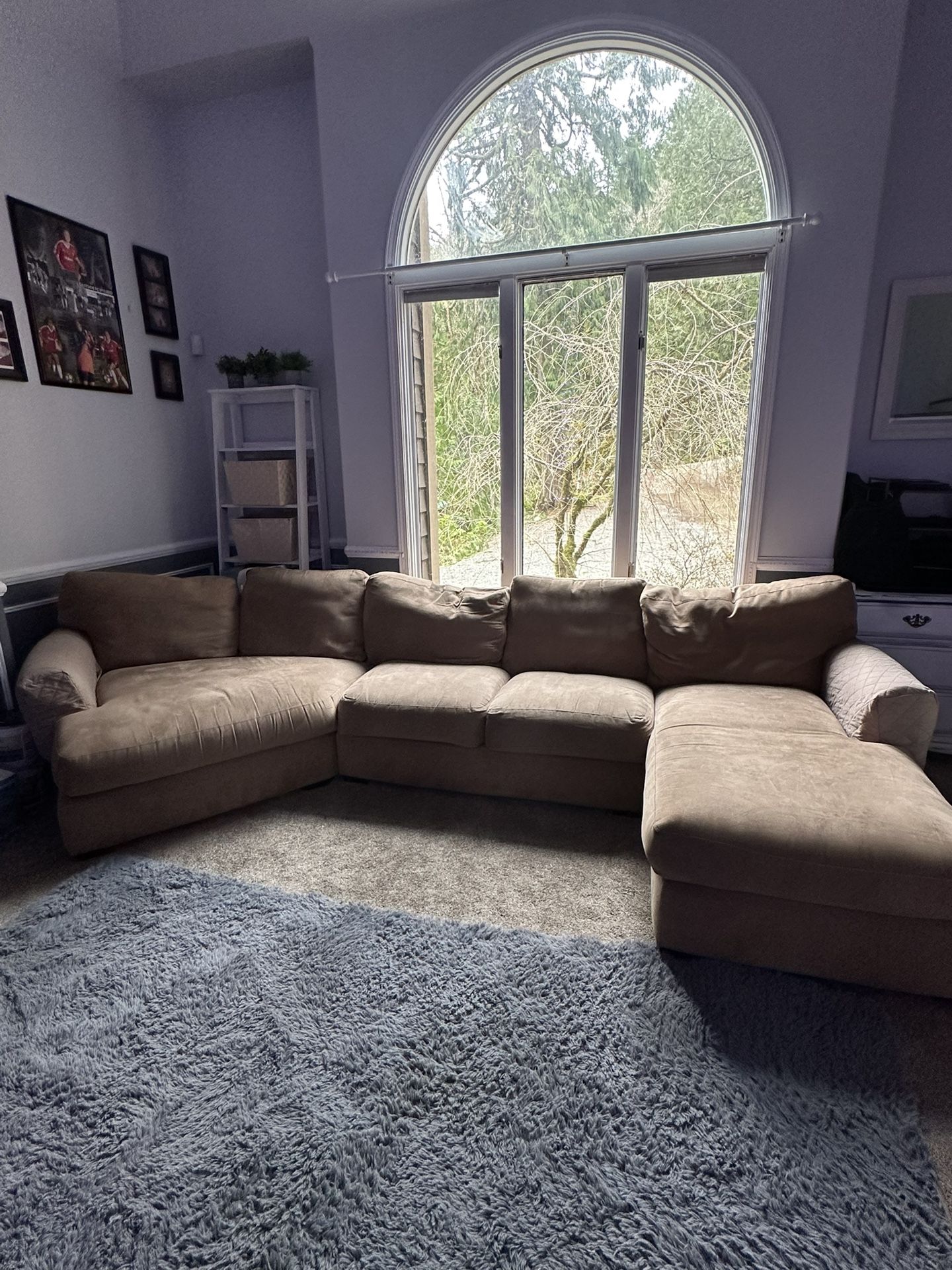Tan Sectional Couch