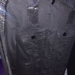 Black jean jacket 