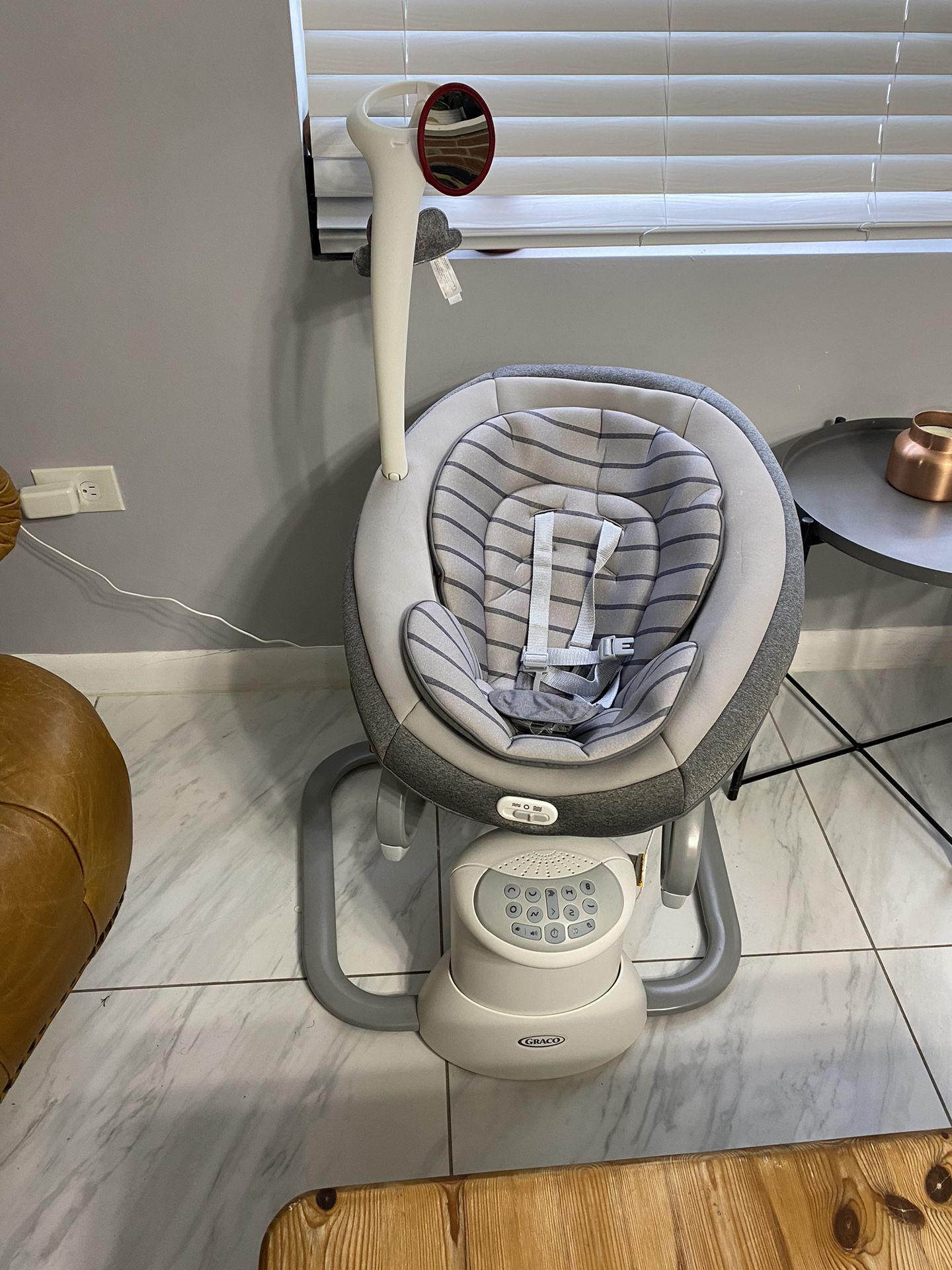 Graco baby swing.