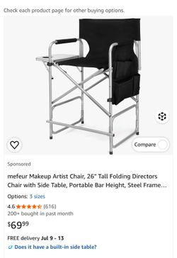 Travel Makeup Chair