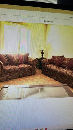 Sofa and love seat