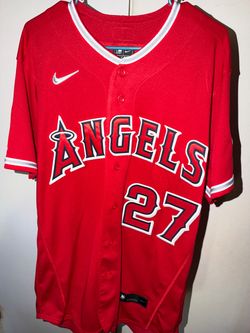 Nike Los Angeles Angels Mike Trout #27 MLB Authentic Baseball Jersey