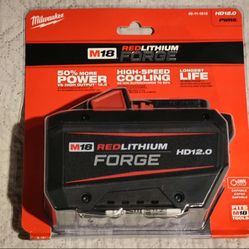 Milwaukee Forge 12AH Battery New Original 