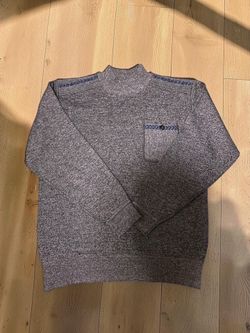 Men's Mock Neck Sweater with Pocket