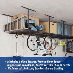 Overhead Garage Ceiling Storage Rack