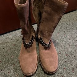 Brown Suede Vince Camuto Boots Size 7.5