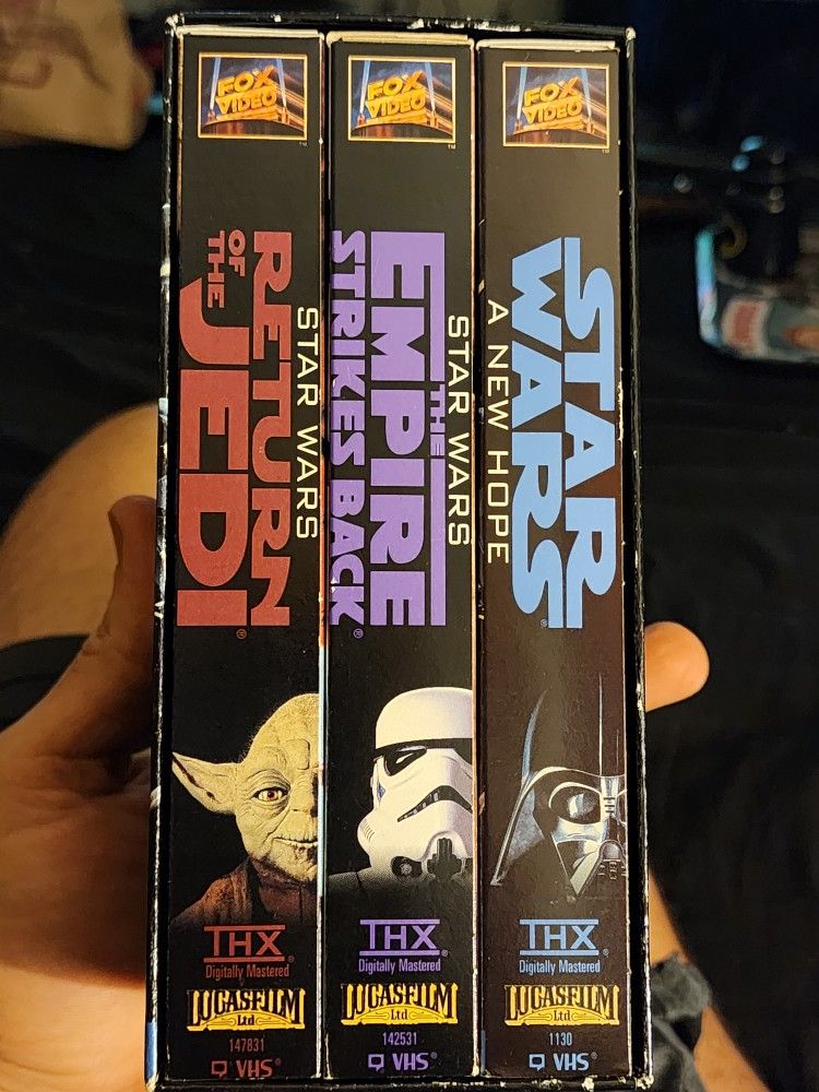 Star Wars Trilogy Vhs Set. (Taking Offers)