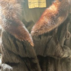 Mink Fur Trench Coat
