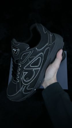 160$ Dior B30 Triple Black Designer Shoes 