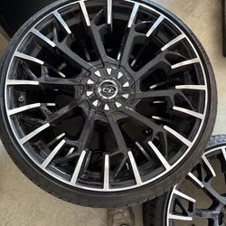 Rims and tires for sale Vct rims 22s