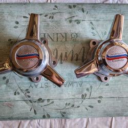 Vintage Original American Racing Spinner Knock Off Caps & Mounting Adapters 