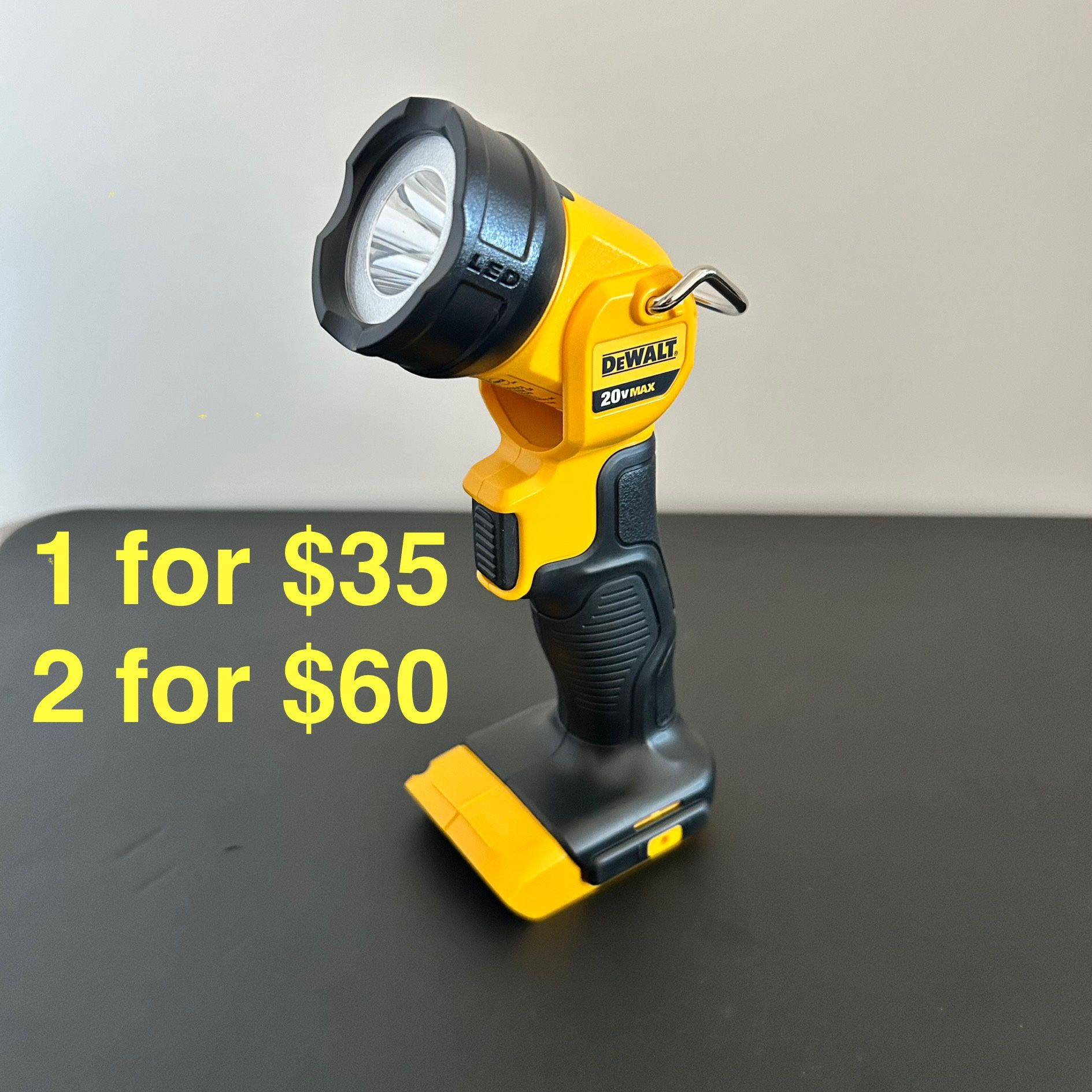 NEW  Dewalt 20-Volt LED Work Light (TOOL-ONLY) model DCL040