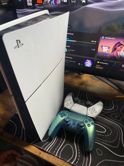 PlayStation 5 Console with Two Controllers