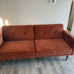 Velvet Futon Couch