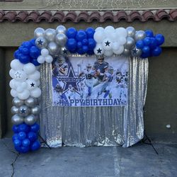 Happy Birthday Balloon Garland 