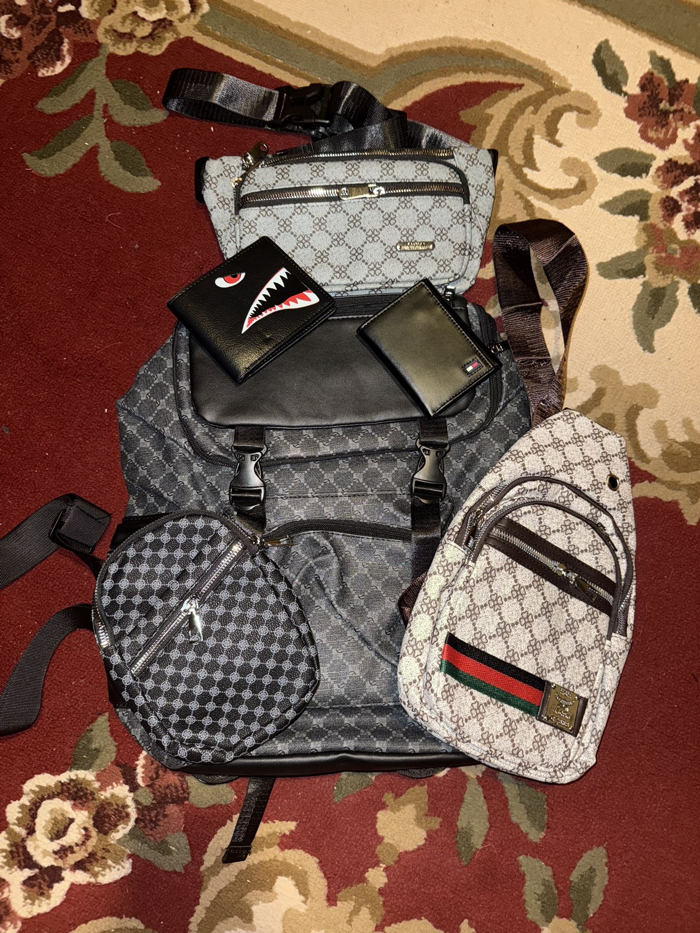 Men's cross body bags wallet Bundle