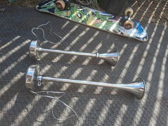 Vintage Fiamm Air Horn Pair 