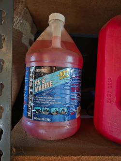 RV and Marine 3 antifreeze gallon bottles