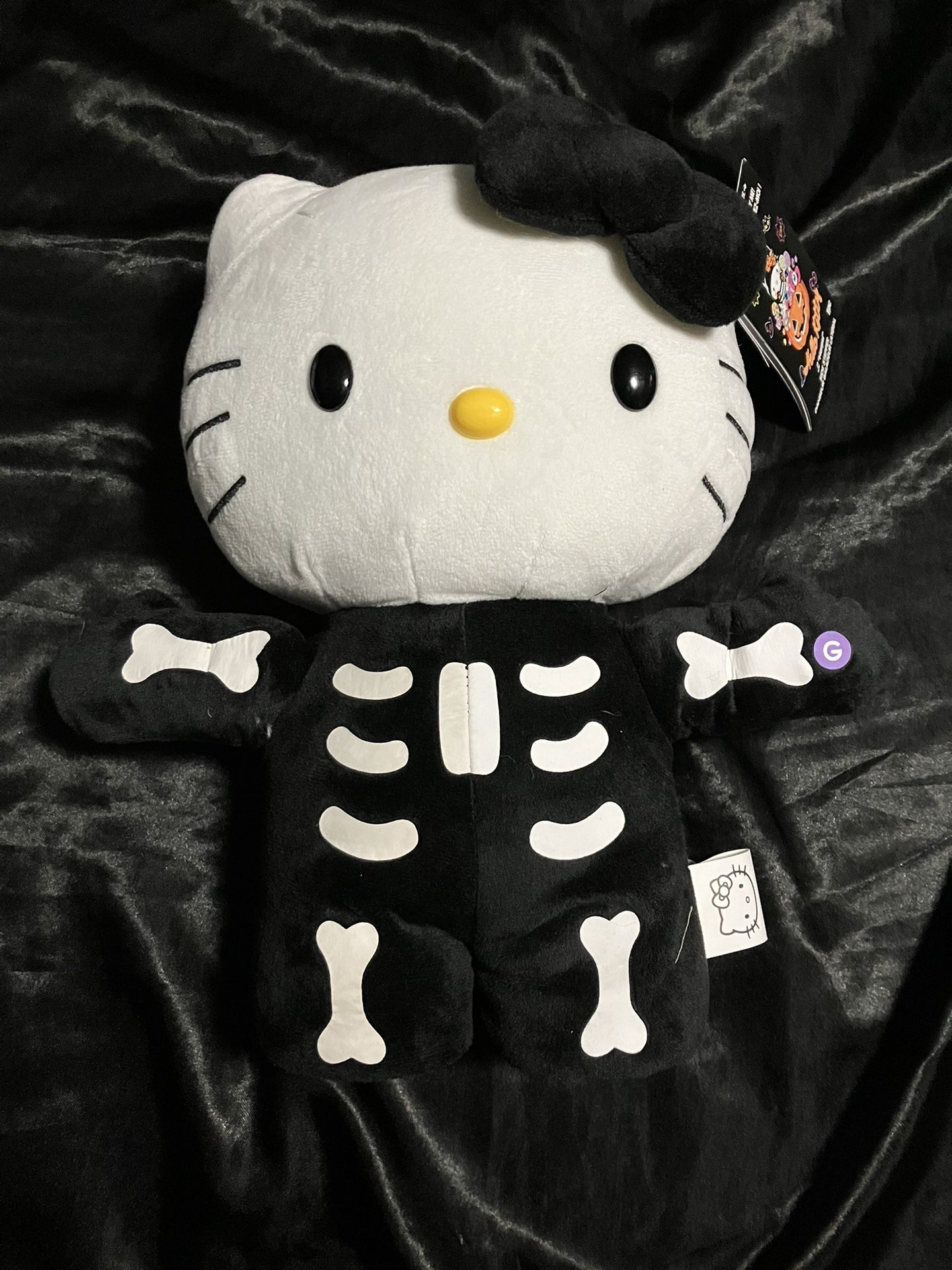 Hello Kitty Skeleton Plushy 