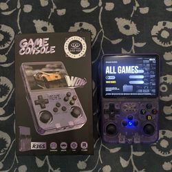 Brand New R36S Portable Handheld 64 GB in Purple