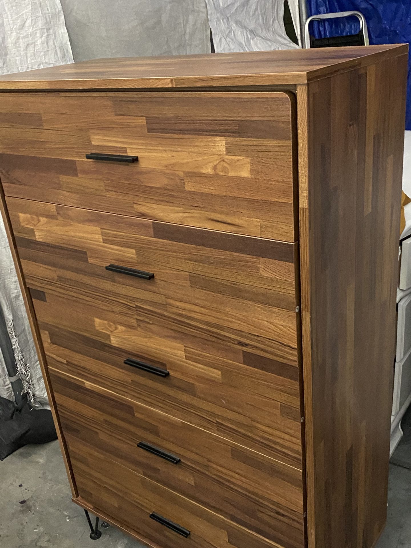 Benjara Benzara Classy Wooden Chest with Drawers, Brown