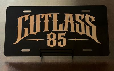 Laser Engraved License Plate