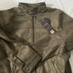 Italian Leather Suede Jacket