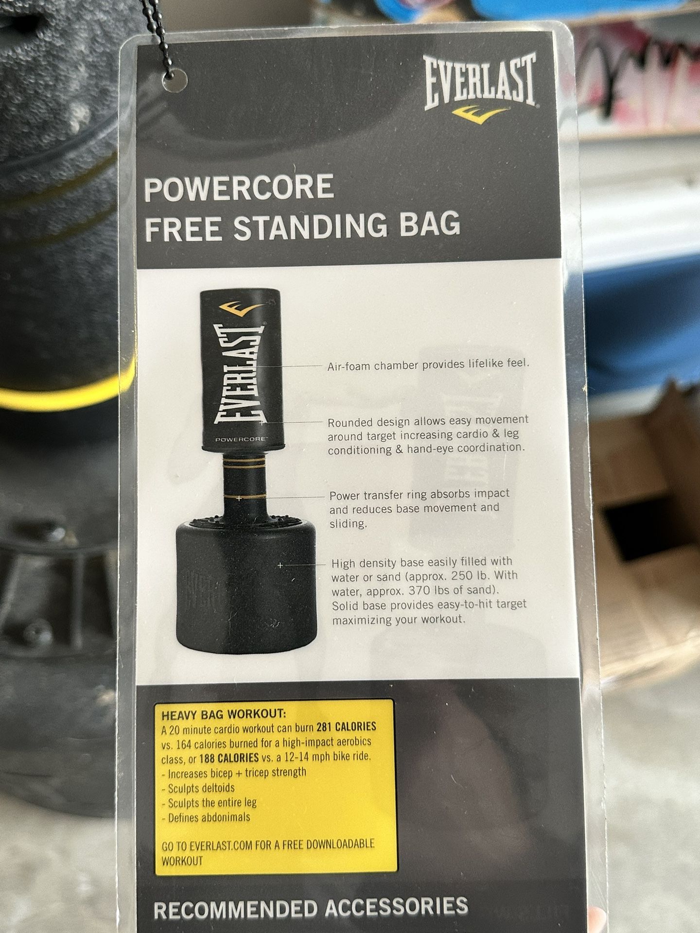 Freestanding punching bag 