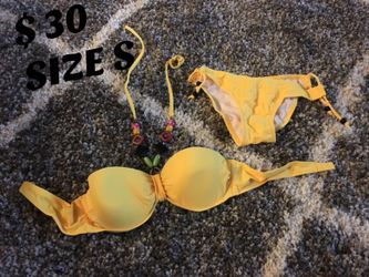 Yellow bikini