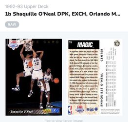 Shaquille O’Neal And Tim Duncan Rookie Cards