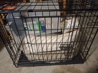 Dog Cage and accessories