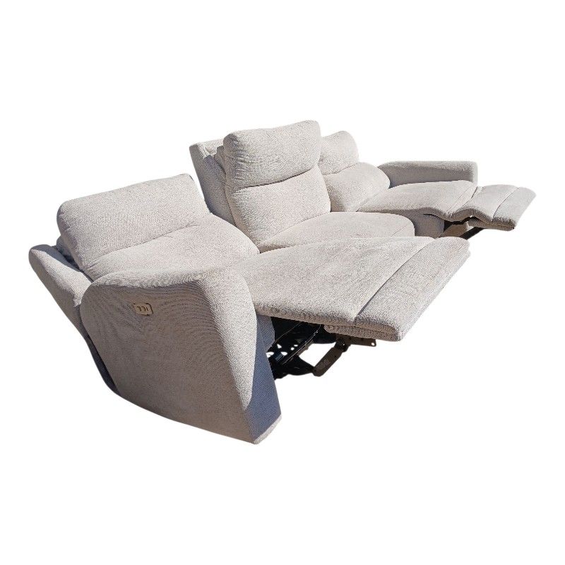 Soft Gray 3pc Power Recliner Sofa