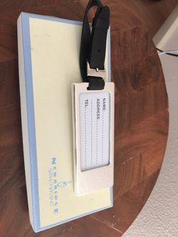 Quality Silver Luggage tag