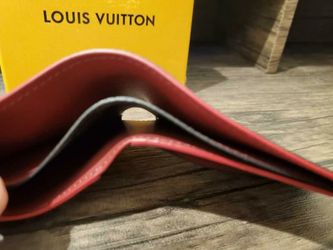 Louis Vuitton Black Damier Red Wallet Wallet for Sale in Queens