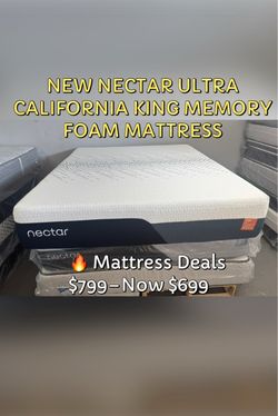 New Nectar Ultra California King Memory Foam Mattress