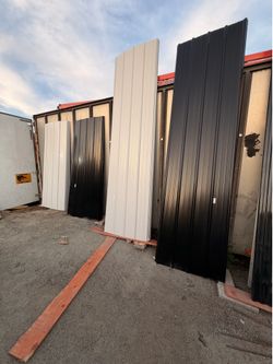 New SM-Rib 29-gauge Galvalume steel roofing/siding panels.