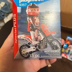 NeW!!!!! Play Mobile Biker Special Plus 9357