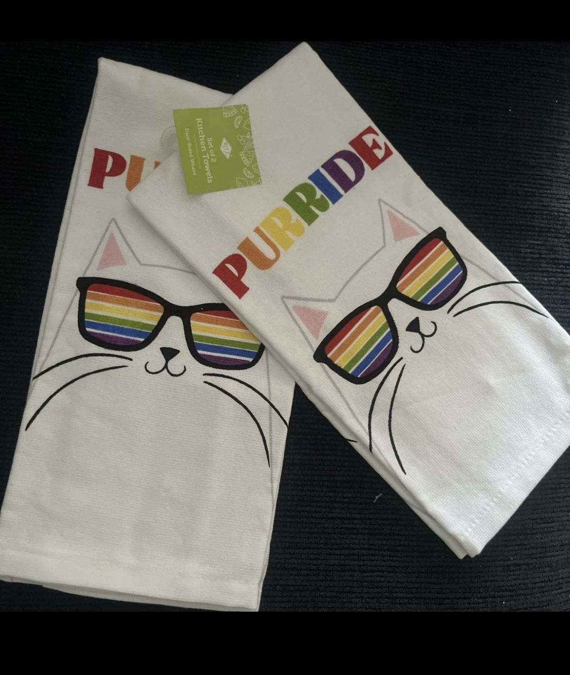 2 Pack Purride LGBTQ PRIDE Kitchen Towels