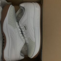 Puma GV Special Haute Mens White Leather Lifestyle Sneakers Shoes Size 8