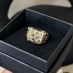 GOLD NUGGET RING