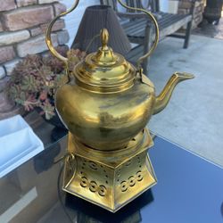 Tea Pot And Warmer 