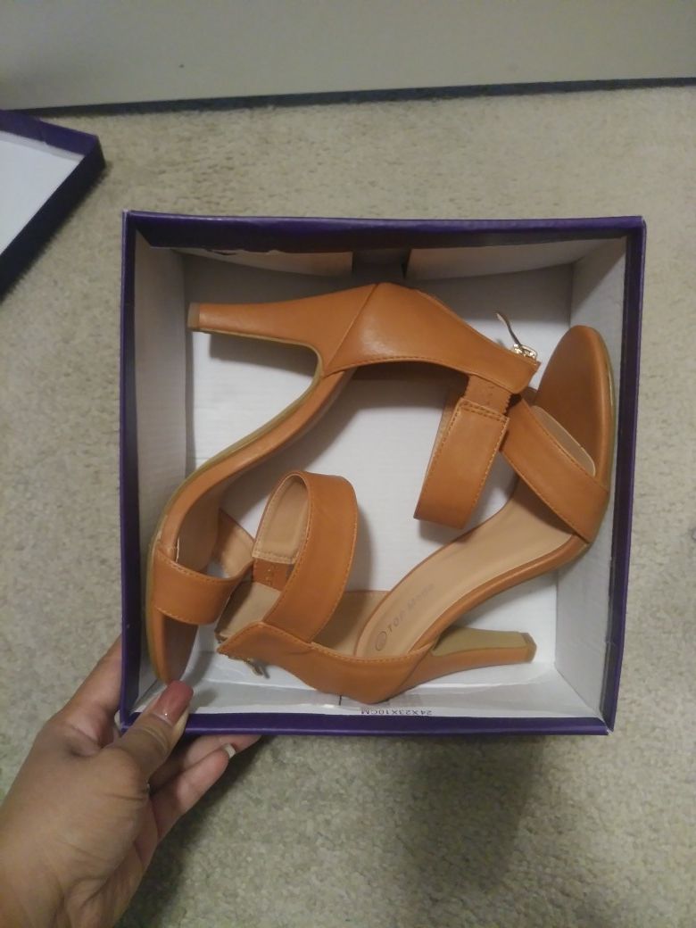 Brown heels