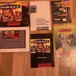 Super Pinball : Behind The Mask Super Nintendo 