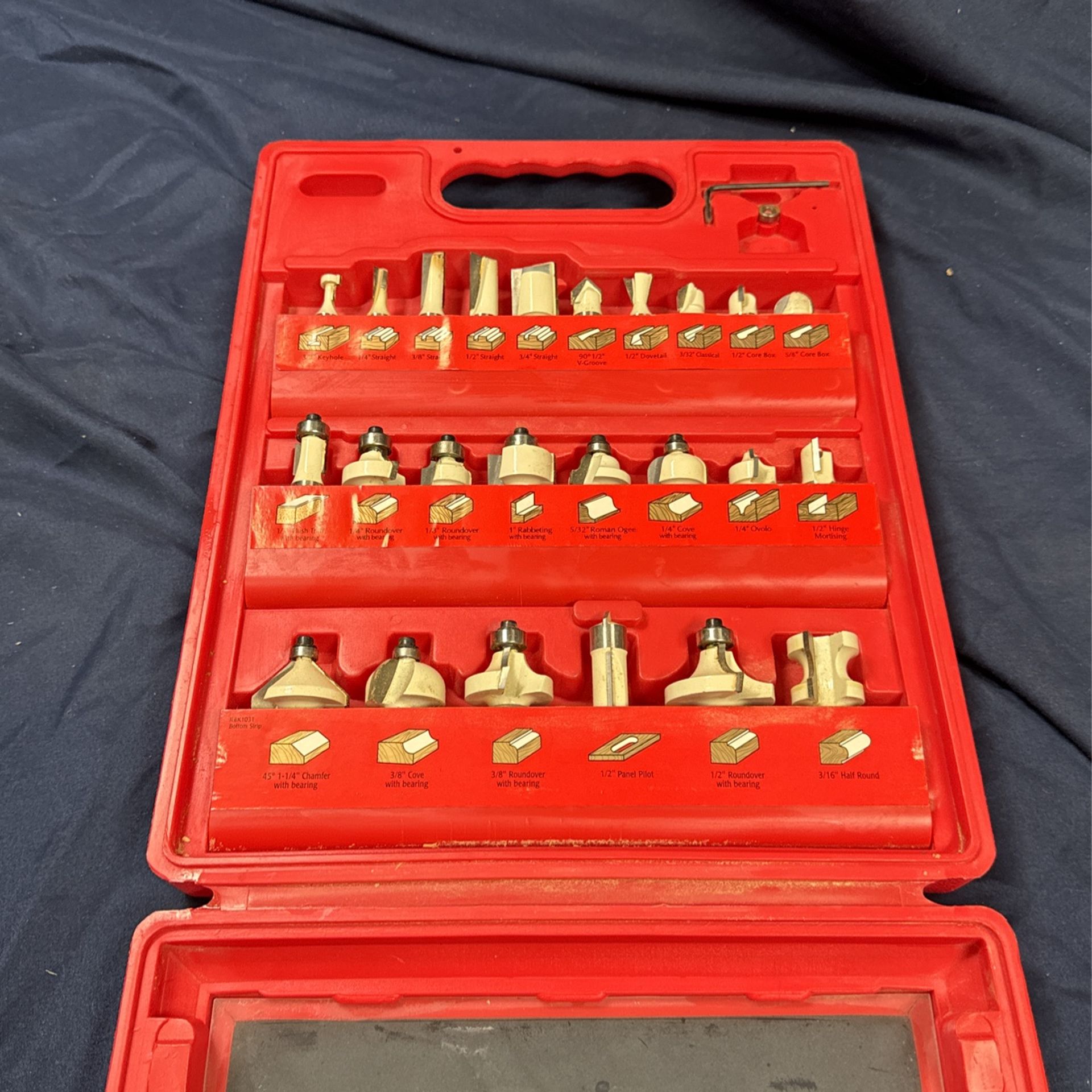 24 Pc Router Bit Set for Sale in Spring Valley, CA - OfferUp