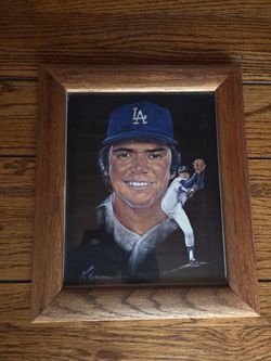 Vintage Dodgers pictures & 1976 program by Nicholas volpe 4pcs.