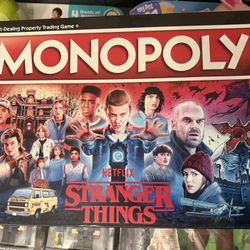 Monopoly Stranger Things Edition Board Game 2022 Season 4