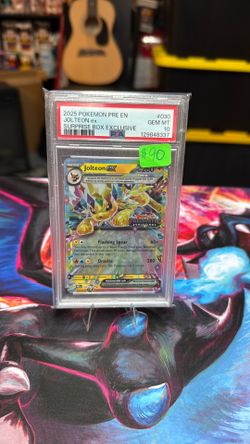 PSA 10 2025 POKEMON PRE EN JOLTEON EX SUPRISE BIX EXCLUSIVE