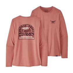 PATAGONIA WOMEN'S LONG-SLEEVED CAPILENE COOL DAILY GRAPHIC SHIRT XL
