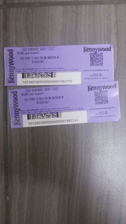2 Kennywood admission tickets