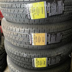 ST 225/75/15 Trailer Tires Mounted And Balanced